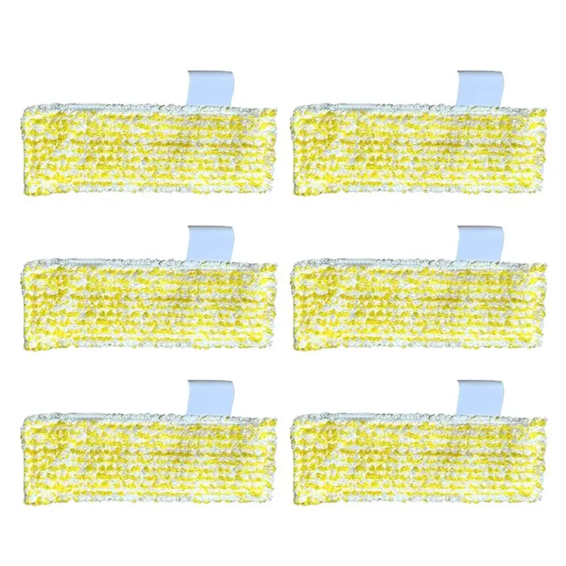 Paños de Repuesto de Microfibra para Mopa A20F-6Pcs, Compatibles con Limpiadores a Vapor Karcher Easy Fix SC2, SC4, SC5, Repuesto de Almohadillas para Mopa