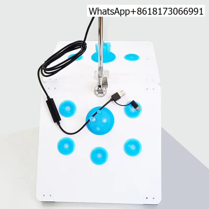 Laparoscopic simulation training box Surgical simulation trainer Teaching and training tool Porous single hole collapsible box