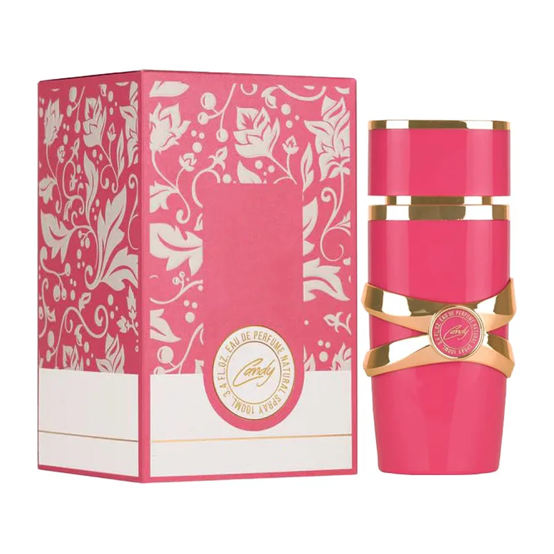 Yara Candy Eau de Parfum Spray 3.4 Oz Perfumes Árabes Originais 100 ML Perfume Floral Frutado de Longa Duração Feminino Fragrância Diária