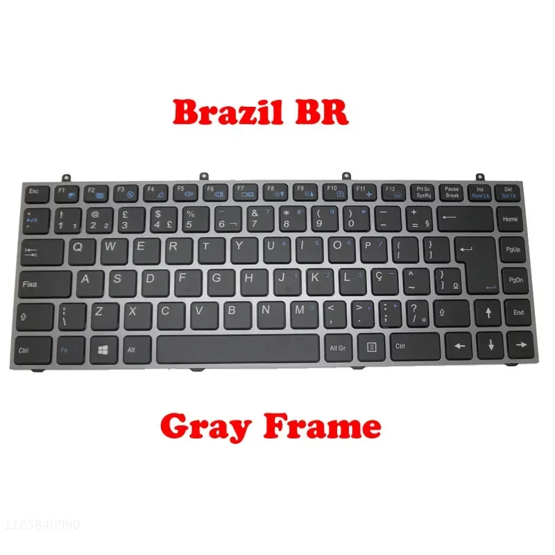 JY Laptop Keyboard For CLEVO W230ST W230 W230SD W230SS Arabia AR Farsi FS Brazil BR French FR German GR Italy IT Japanese JP
