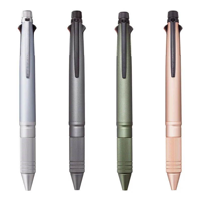 Japanese Uni Multi-Function Metal 5 in 1 Ballpoint Pen/Mechanical Pencil Low Center of Gravity 0.5mm Business Elegant ручки