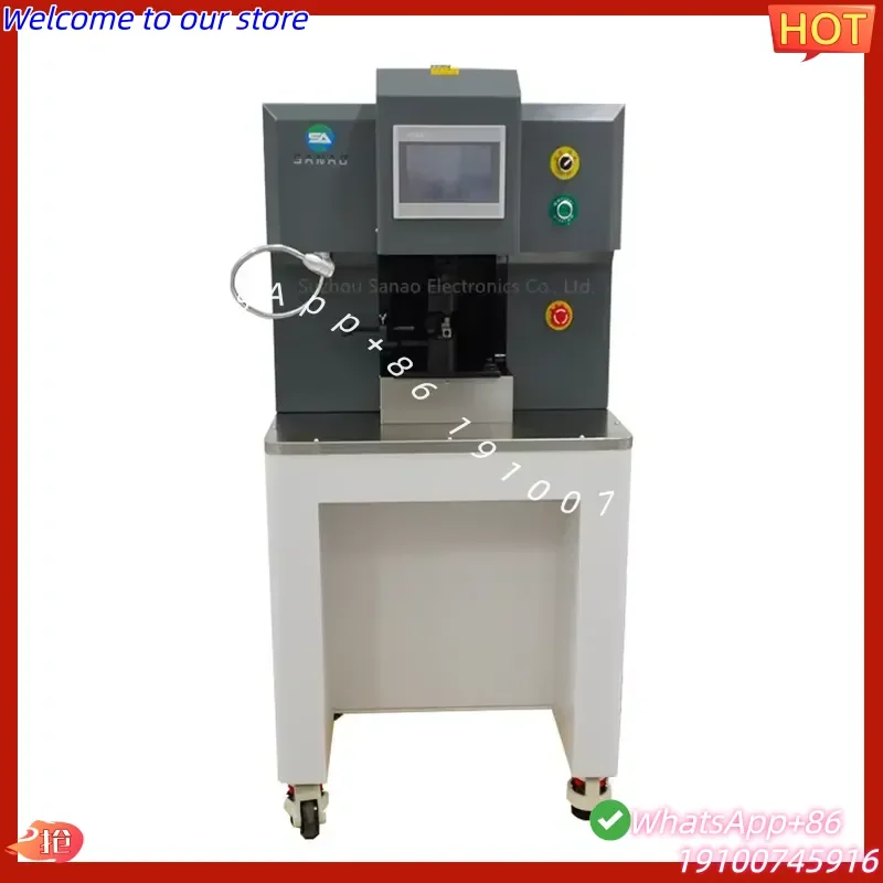 2026Hot SA-JG180 Manufactory Price Servo Motor Hexagon Lug Crimping Machine for Hexagon Crimp Machine