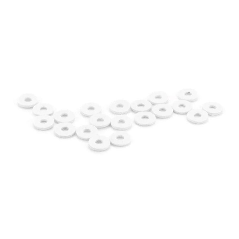 20Pcs Musical Instrument Part Trumpet Valves Felt Washer Trumpet Washers Pad Set