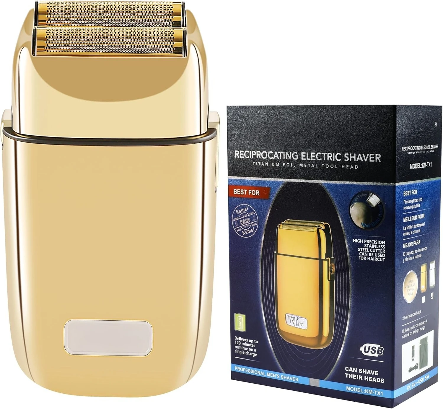 

Новая улучшенная электробритва 2026 года для мужчин, беспроводная металлическая бритва с двойной сеткой, перезаряжаемая через Type-C, для влажного бритья