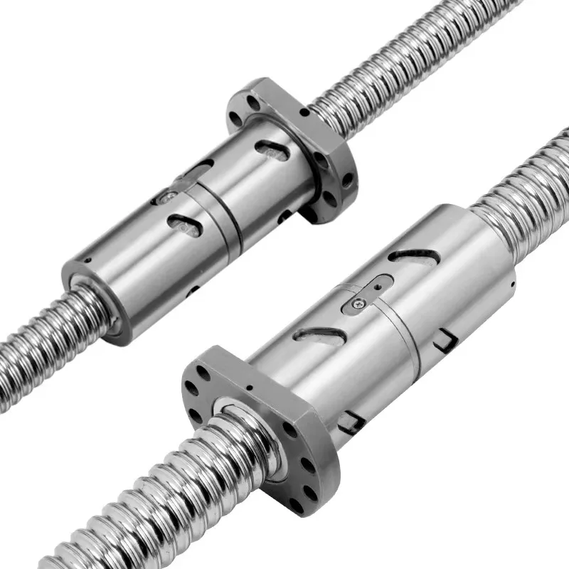 DFU1605 C5 الكرة اللولبية تشكيله DFU 1605 BallScrew مخصص طول الأسطوانة Ballscrew مع كرة مزدوجة الجوز لقطع التصنيع باستخدام الحاسب الآلي