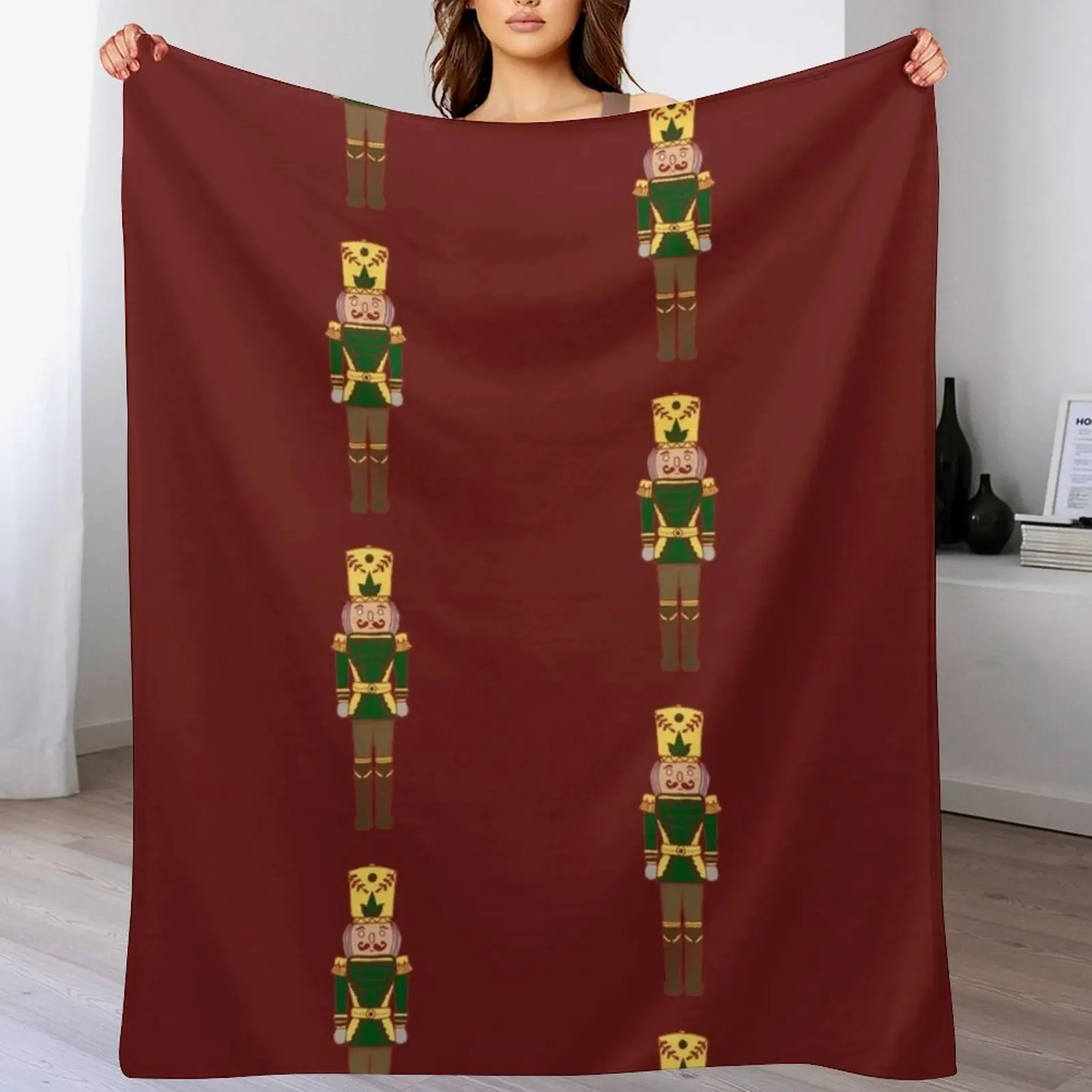 

Lead Soldier Throw Blanket wednesday Cute Plaid Travel Kid'S Blankets