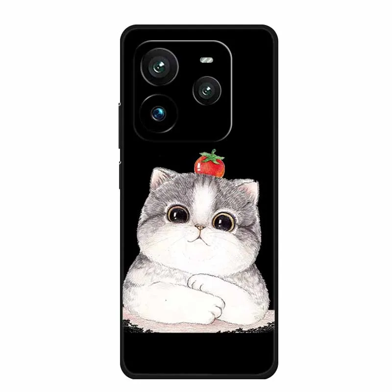 Case For Realme GT 7 GT7 Pro Case Black Silicone Soft Back Cover For Realme Neo7 SE 7x Note 60 C63 Realme P3 Ultra Phone Case