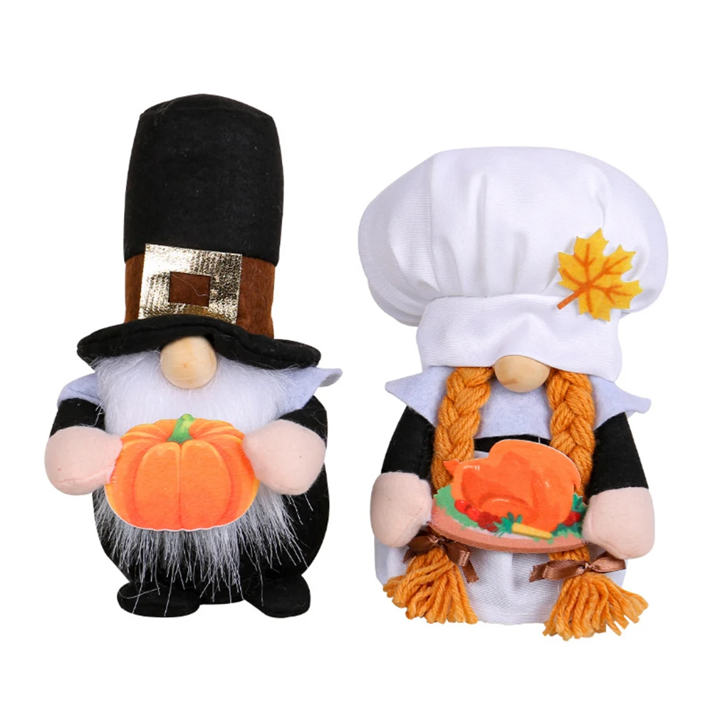 

Charming Gnome Plush Doll For Fall & Thanksgiving Home Decor Delight Warm Holiday Atmosphere Thanksgiving Gnomes Plush Doll