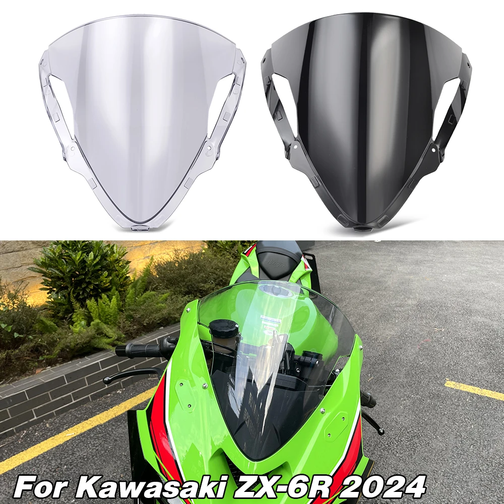 

Лобовое стекло мотоцикла для Kawasaki NINJA ZX-6R Ninja ZX6R ZX 6R 2024, дефлектор ветрового потока воздуха