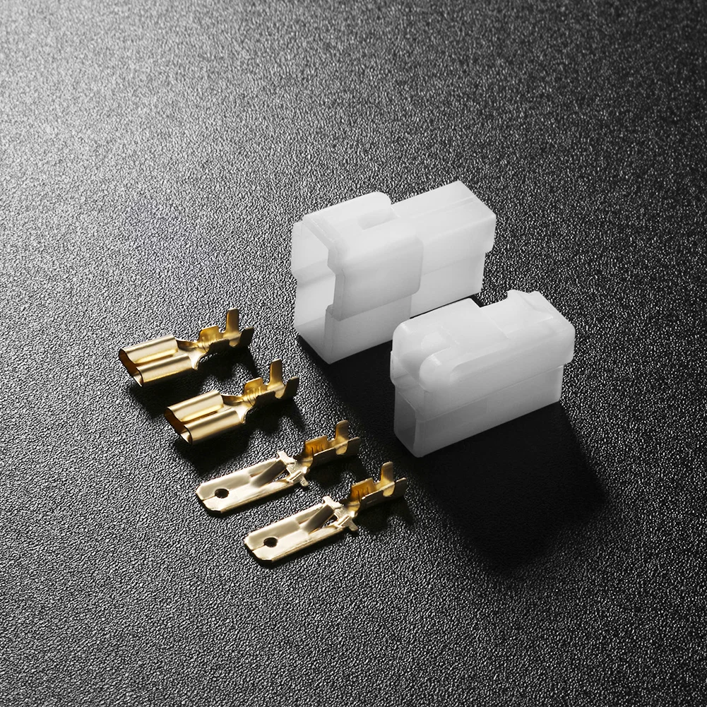 Hot Sale Power Connector Plugs Classic 10 Sets Universal T-Type 2 Pin DC Power Male Female Connector Plastic Metal Plug