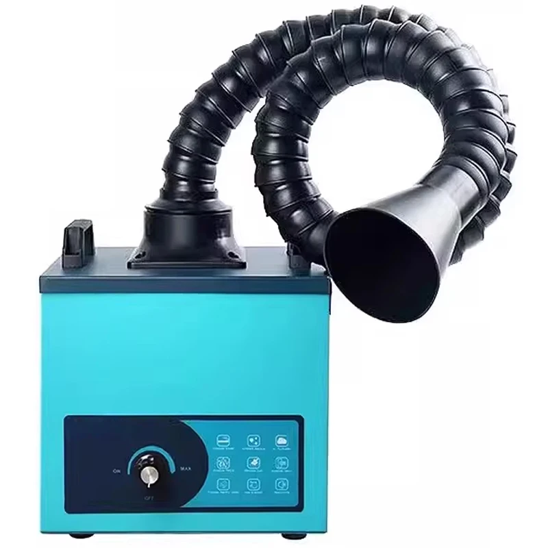 BK261/BK262 LCD Display Fume Extractor Welding/Laser Engraving/Soldering Fume Purifier Mobile Soldering Iron Fume Extractor