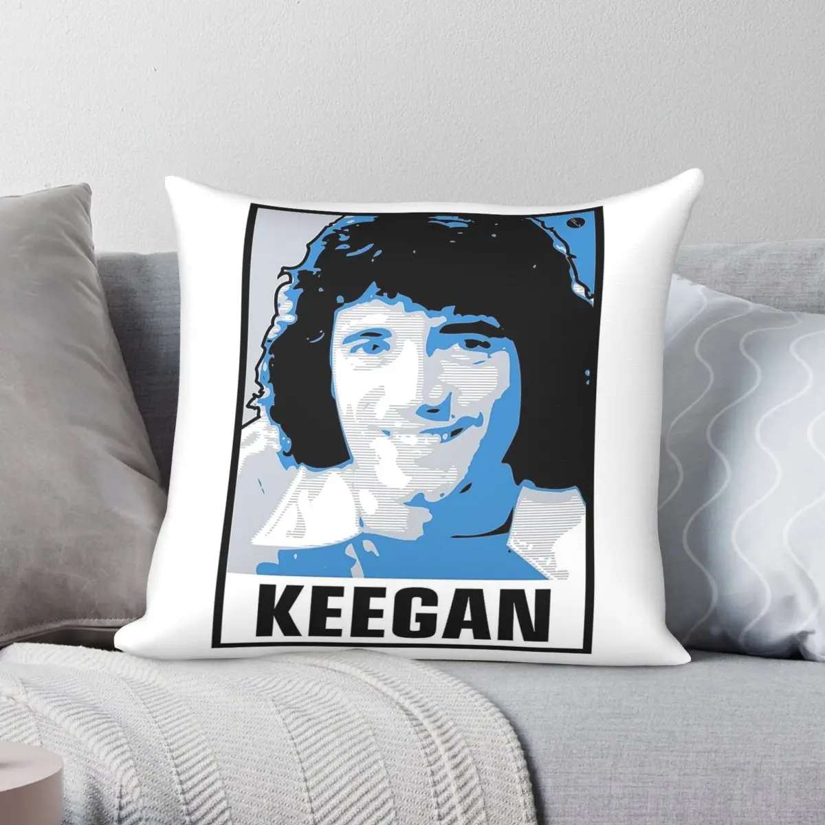 Kevin Keegan Shepard Fairey Hope Pillowcase Polyester Linen Velvet Printed Zip Decor Home Cushion Case 45x45