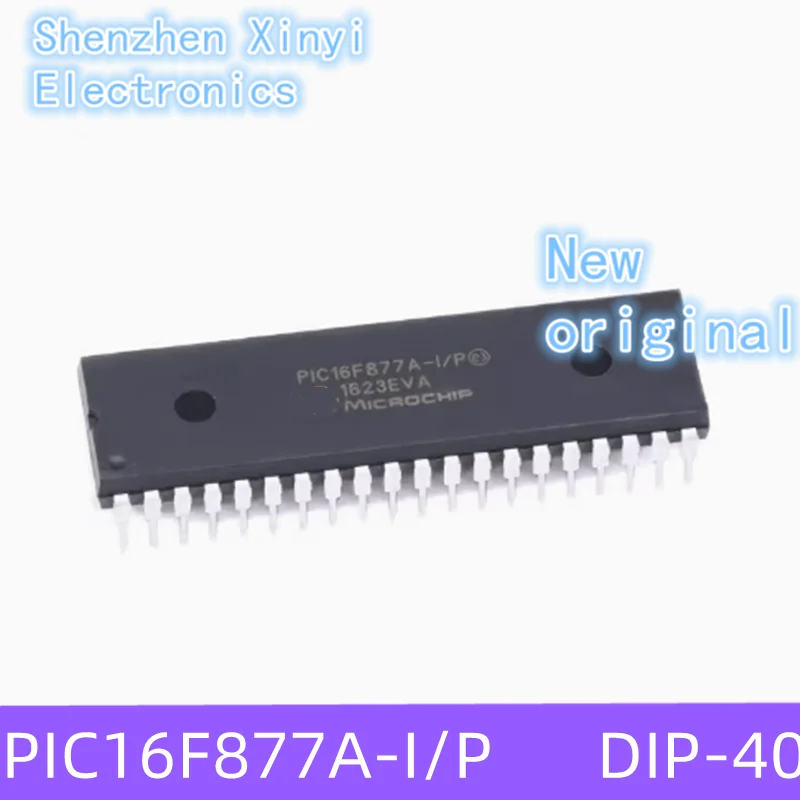 Brand new original PIC16F877A PIC16F877A-I/P 16F877A-I/P DIP-40 8-bit CMOS microcontroller