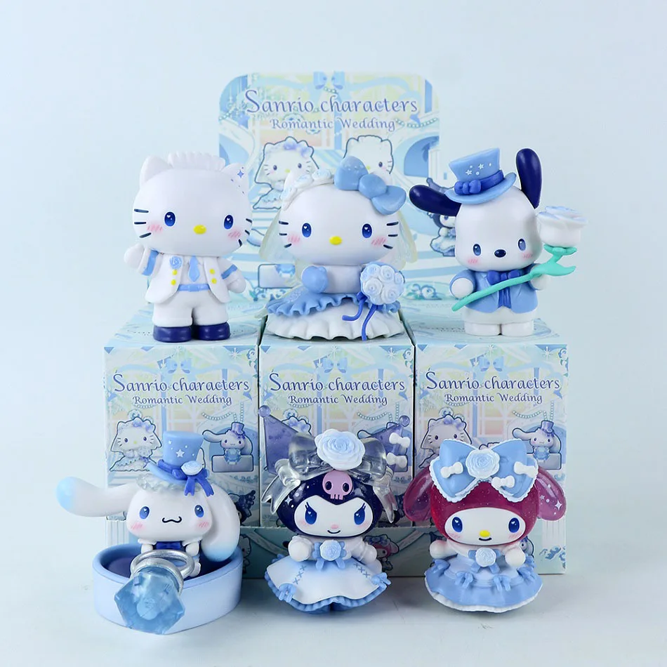 Sanrio Romantic Wedding Series Blind Box Figurine Trendy Toys