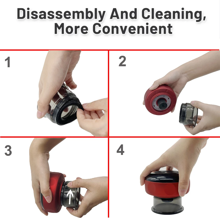 Smart Electricvacuum Cuping Device Body Scraping Masager Heating Suction Cup Device Physical Fatigue Relief Beauty Health