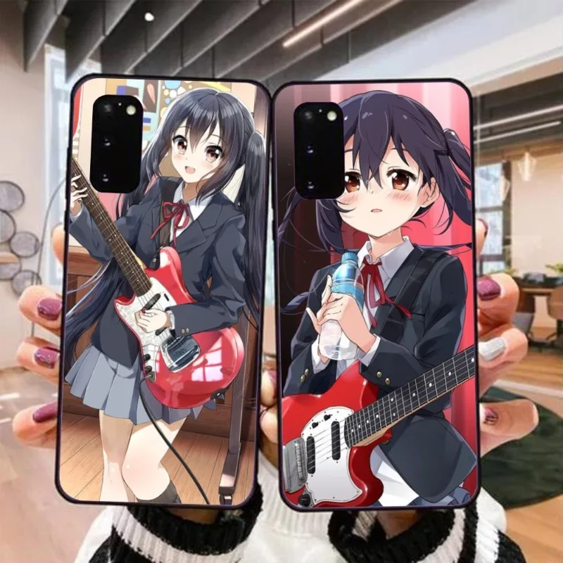 K-ON Nakano Azusa Cell Phone Case for Realme GT 2 9i 8i 7i Pro X50 X2 C35 C21 C20 C11 C3 Black Soft Phone Cover Funda