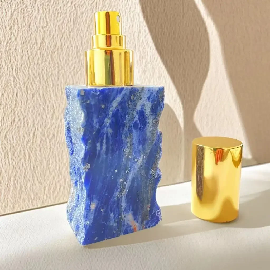 Spray Bottle 30ml Natural Crystal Jade Aromatherapy Essential Oil Perfume Atomizer Refillable Bottle Spa Beauty Salon Therapy image 3