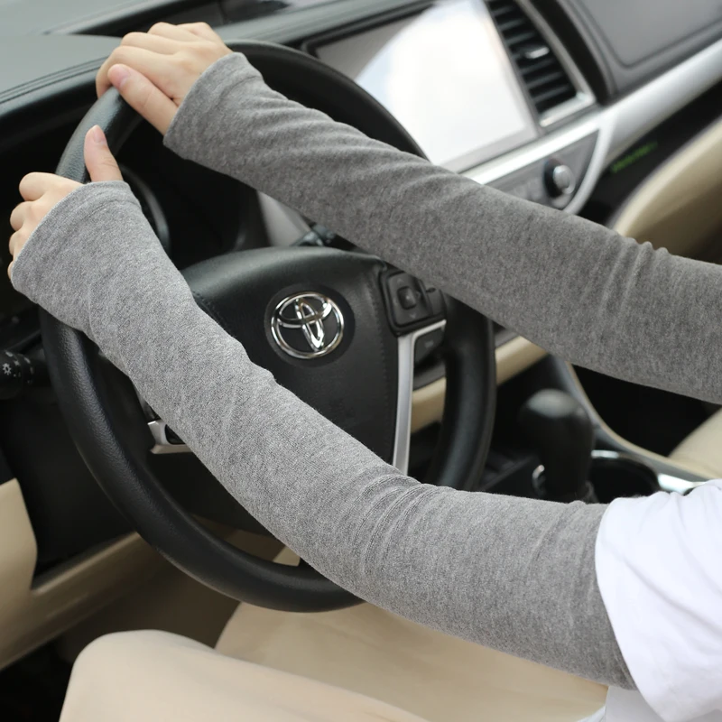 

Autumn and winter thickened warm arm sleeves, full-finger gloves, fingerless long gloves