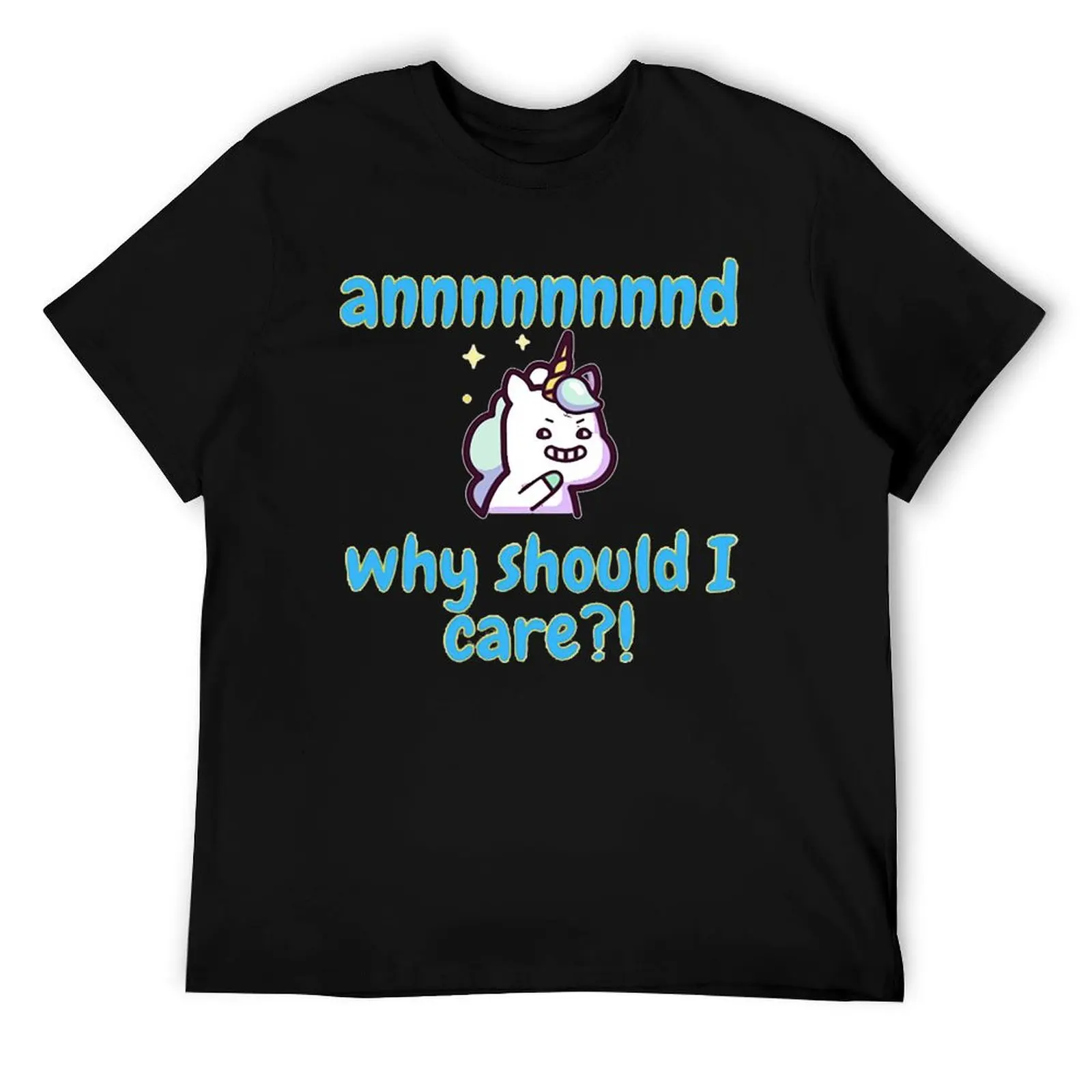 

Unicorse and why should i care Blue Unicron T-Shirt man t shirts for men casual man t shirts graphic man graphic t shirt T-Shirt