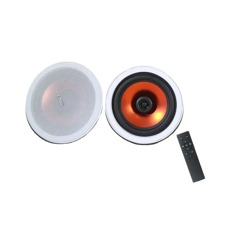 6 Inch TWS Bluetooth Active Ceiling Speaker 2x25W Built-in DAC for Smart Home Background Music System