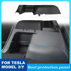 Full Surround Guard Sides Fender Cover 2pcs ABS For Tesla Model Y Trunk Sides Cover Baffles Protect Trunk From Scratches Damage