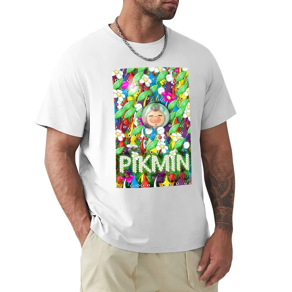 PIKMIN Crowded Olimar Tshirt Hipster T-shirt Crewneck  Sports  Humor Graphic Leisure Eur Size