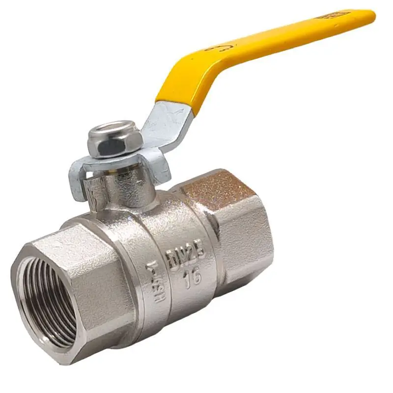 All-copper electroplated copper ball valve, long tap water quick-opening valve, copper valve Q11F-16T gas special copper valve