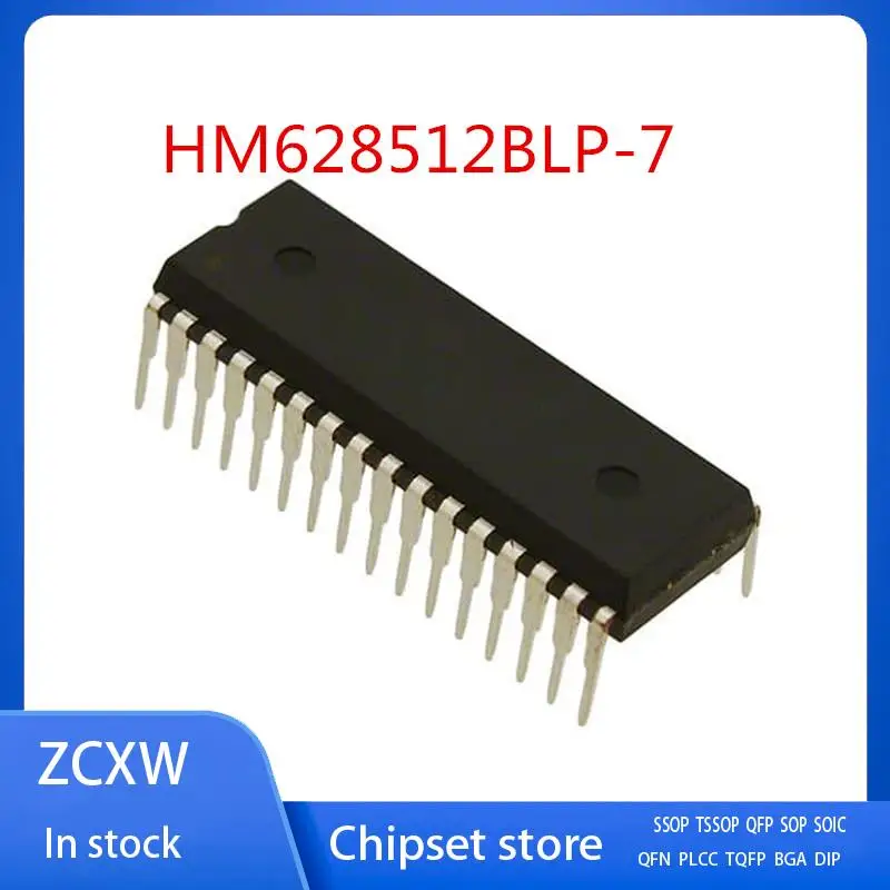 5Pcs/Lot  New   HM628512BLP-7 HM628512BLP HM628512   DIP32