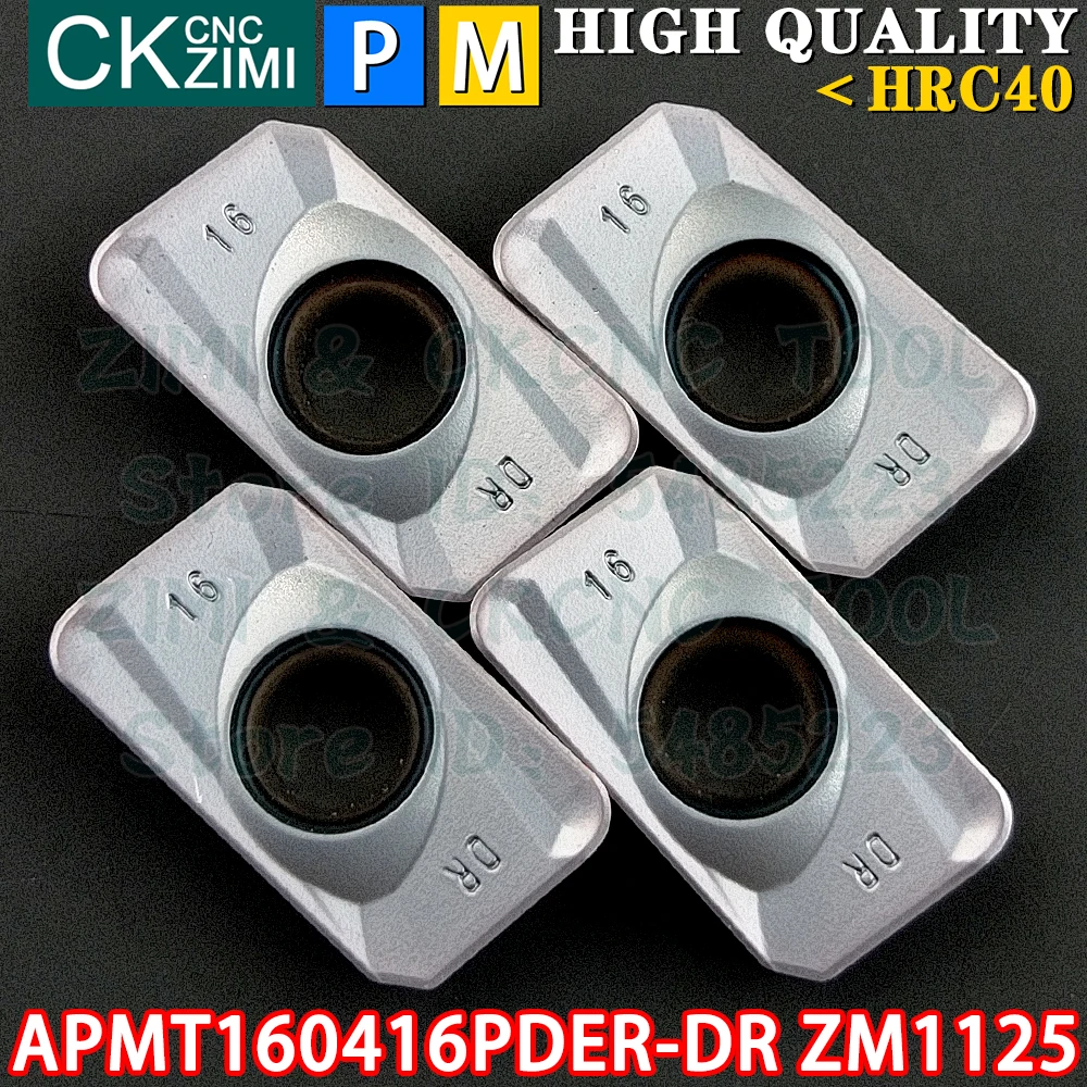 

APMT160416PDER-DR ZM1125 APMT 160416 PDER DP ZM1125 Твердосплавная пластина Фрезерная пластина для уступа Инструмент APMT 1135 PDER Токарный механический станок с ЧПУ со сменными пластинами Режущие инструменты