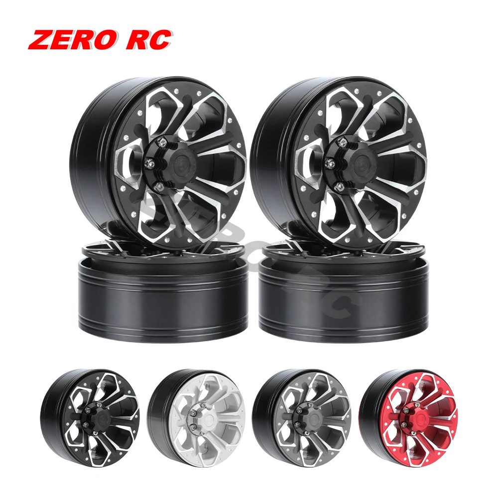 Roues Rc Enduro Jantes Beadlock INJORA 1.9 Pouces Pour RC Crawler - 4pcs Bronze - Axial SCX10 TRX4