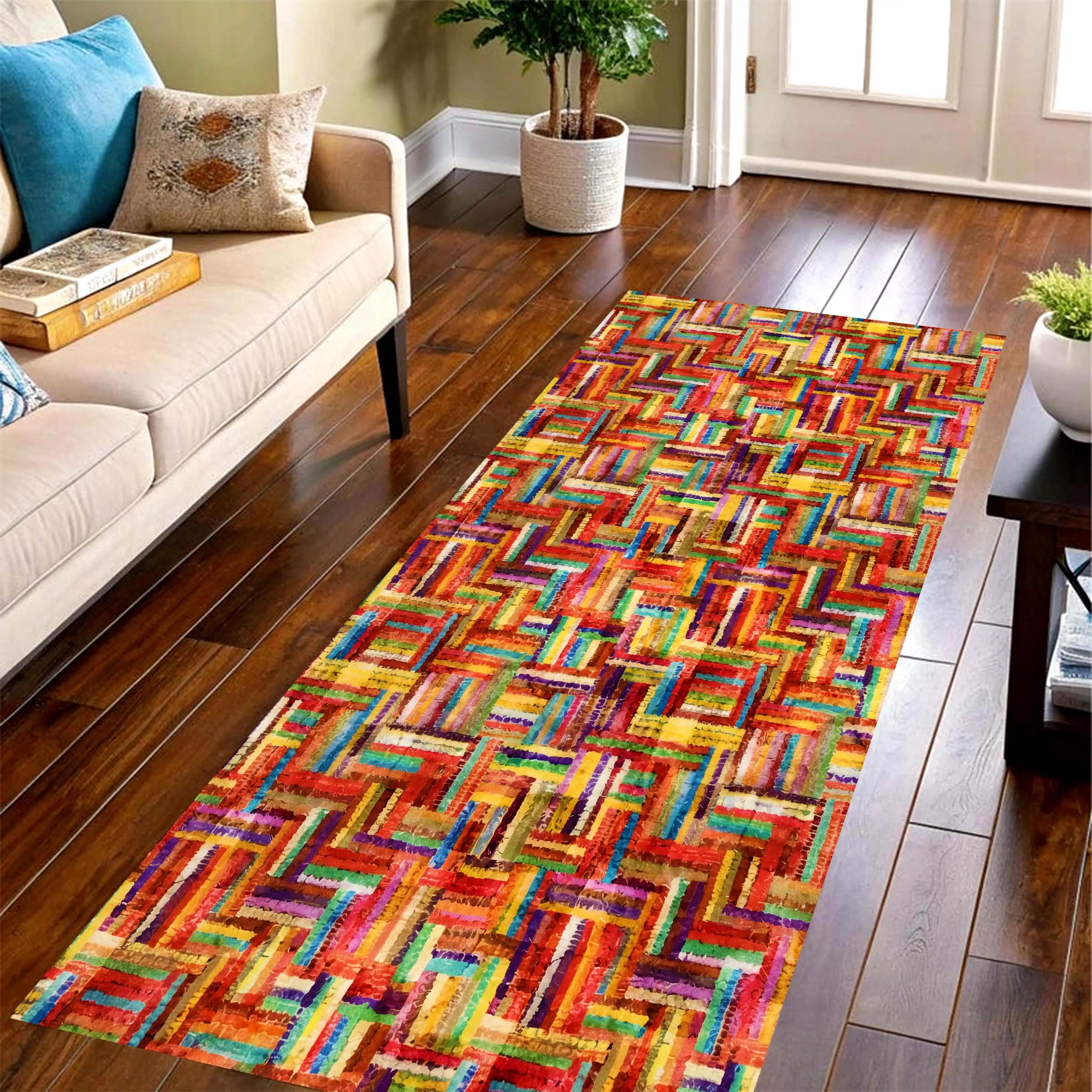 Mosaic Color Tile Long Runner - Commercial Printing House ulasan dan harga