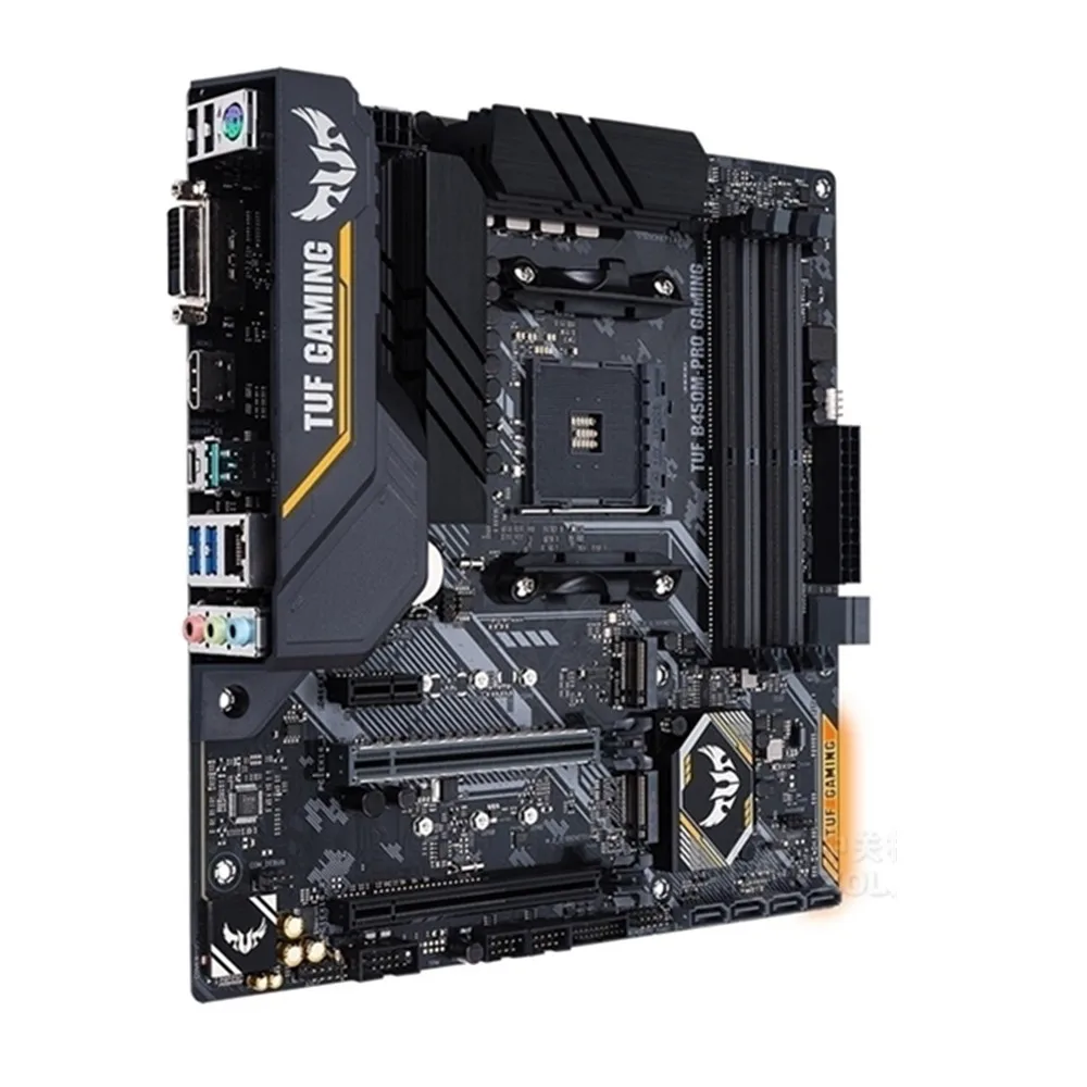 

For TUF B450M PRO GAMING B450M AMD B450 DDR4 3466MHz 128G,M.2, DVI-D,SATA 6Gb/,USB 3.1 Support R3 R5 R7 R9 Desktop AM4 CPU