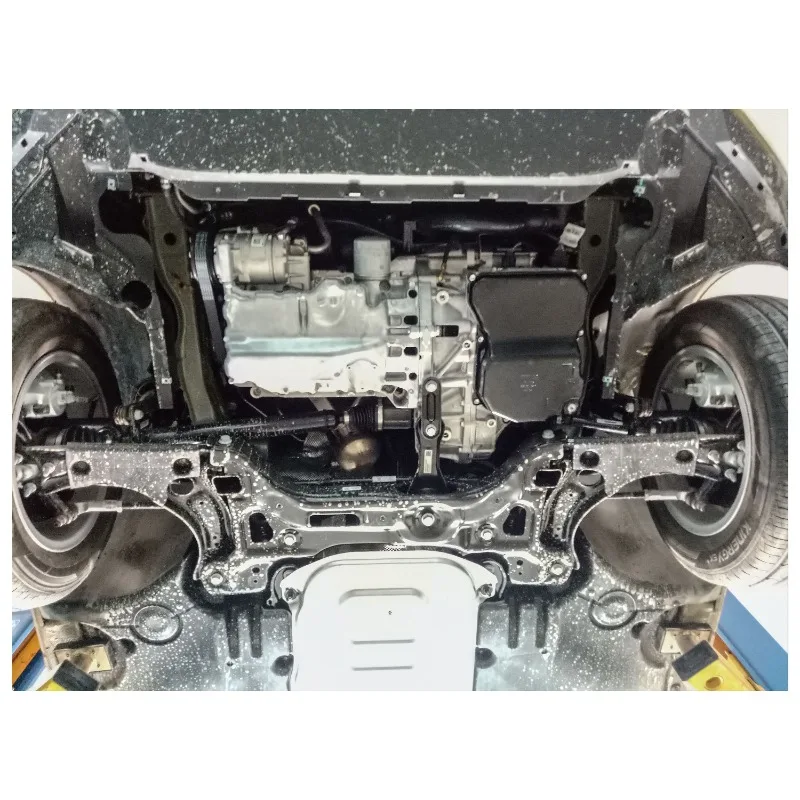Dla VW T-Cross 2019-2022 1.5L 1.4T Osłona Pod Silnik Chlapacza Błotnik Płyta Ochronna Błotnik Ochraniacz Stop