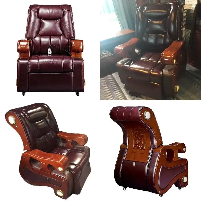 Multifunctional Electric Adjustable Office Chair Leather Recliner Comfortable High Back Sofa