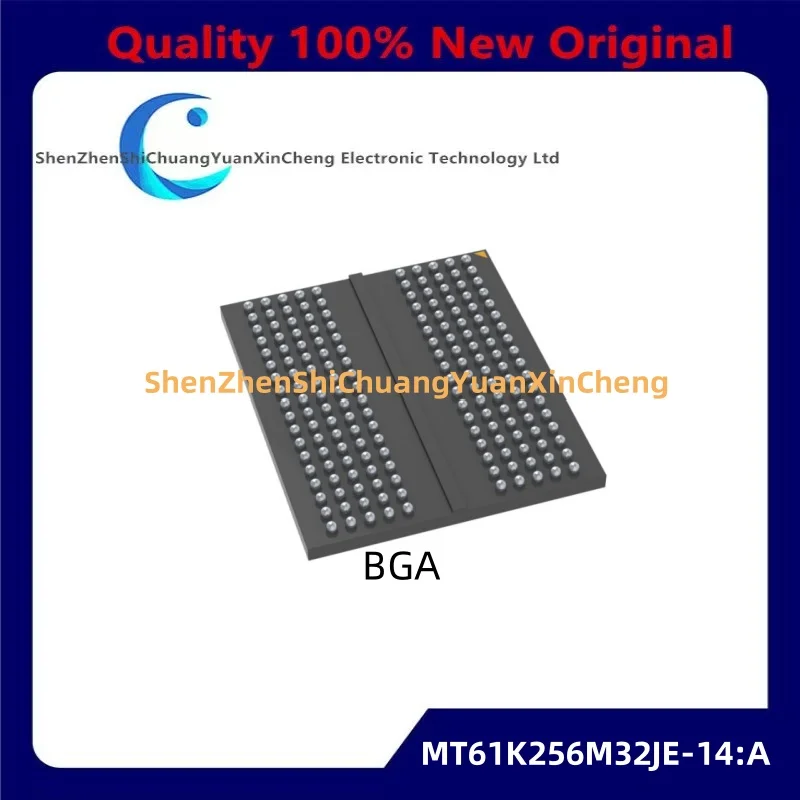 

1-5piece 100% New MT61K256M32JE-14:A D9WCW BGA IC RAM 8GBIT PAR 1.75GHZ 180FBGA