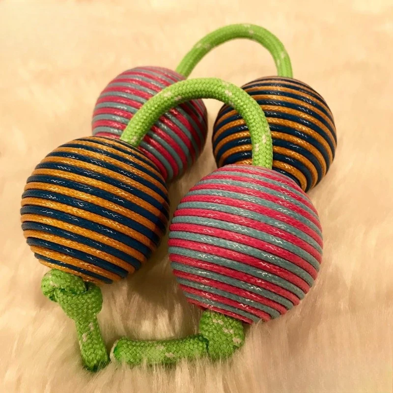 

Asalato Silent Ball Handmade Durable Kashaka Sand Ball Sand Eggs African Shakers Rhythm Fingertip Balls Percussion Instrument