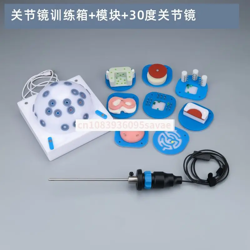 Arthroscopic surgery simulation training box arthroscope cutting  forceps 30 degree adjustable focus camera