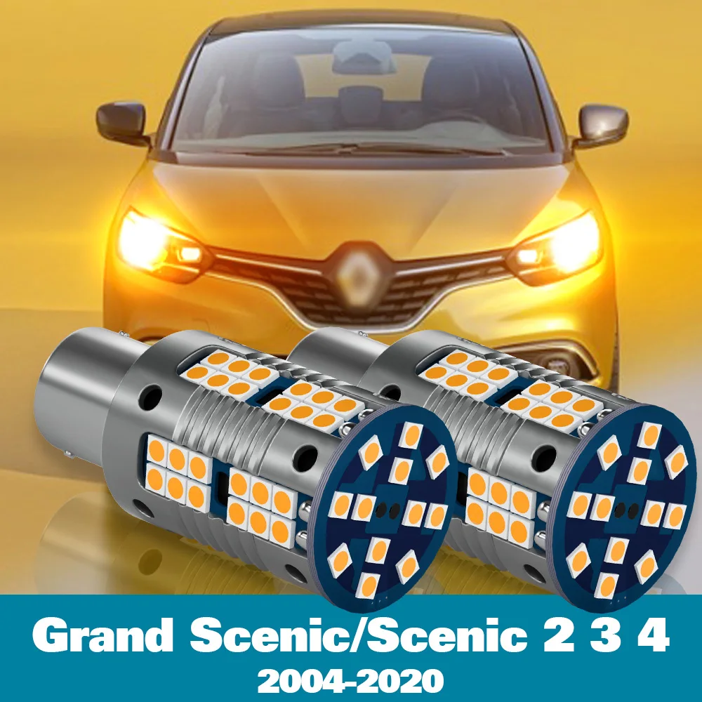 

2pcs LED Turn Signal Light For Renault Scenic Grand Scenic 2 3 4 Accessories 2003-2020 2011 2012 2013 2014 2015 2016 2017 2018