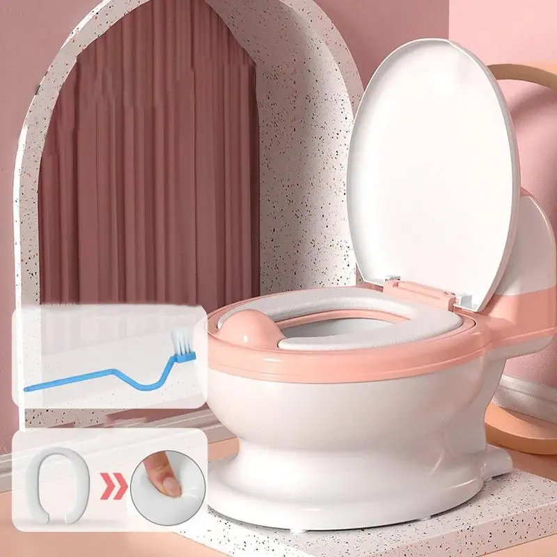 Potty Training Seat Safe Potty Seat For Toilet With Cleaning Brush Potty Seat For Toilet Kids Toilet Seat Attachment For Boys