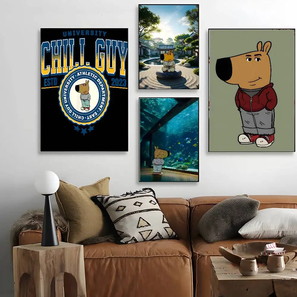 C-Chill Guy ملصق فني مع مطبوعات هدية تزيين غرفة النوم وغرفة المعيشة #5