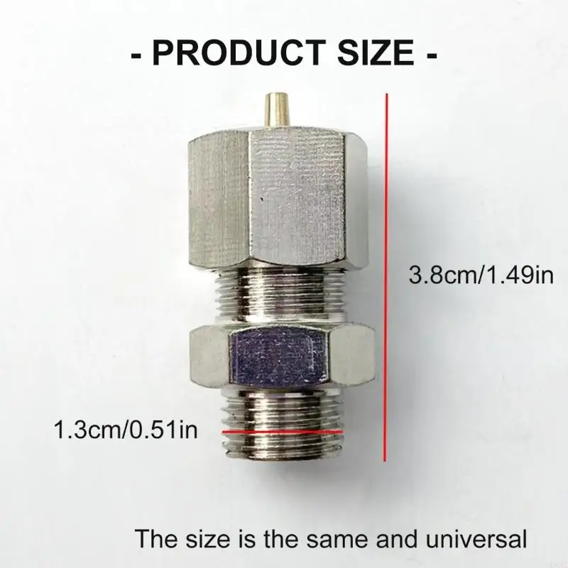 Boiler Water Level Gauge Glass Tube Assembly Boiler Gauge Glass Adapter Copper 3/8inch Water Gauge Fitting Enduring HX6C