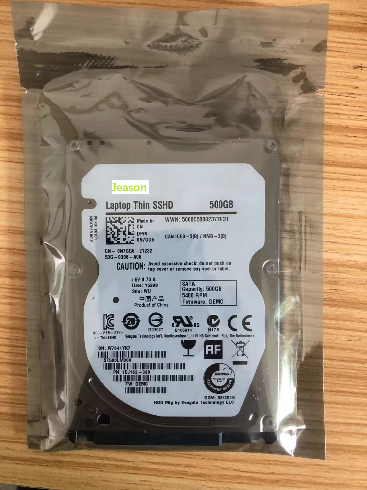 For Seagate Barracuda 500GB 7200RPM HDD 2.5