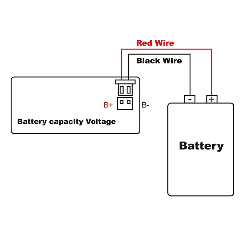 NEW-DC 8V-100V Battery Capacity Monitor Gauge Voltage Meter Monitor With LCD Screen Electric Quantity Detector