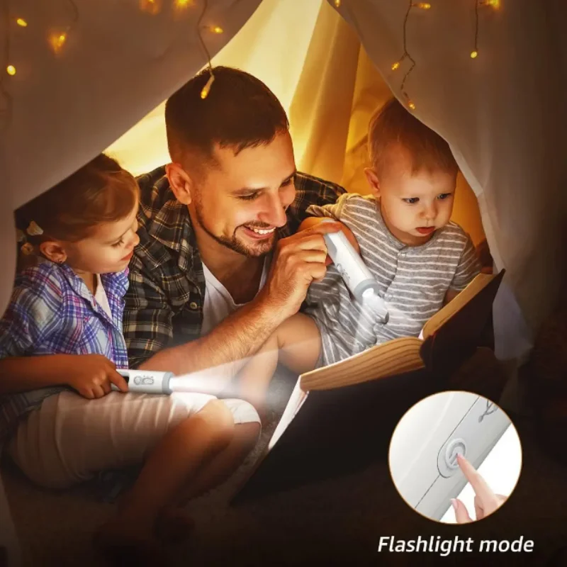 LED Motion Sensor Night Light 2 in 1 Portable Flashlight with Dusk to Dawn Sensor for Bedroom, Bathroom, Reading, Camping