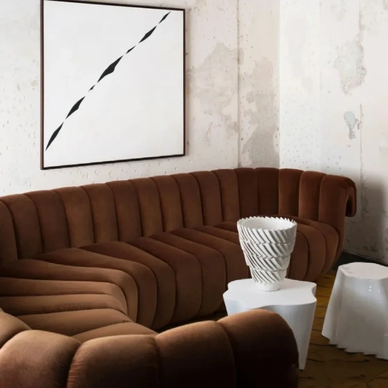 Hot Sale Romantic small French curved sofa