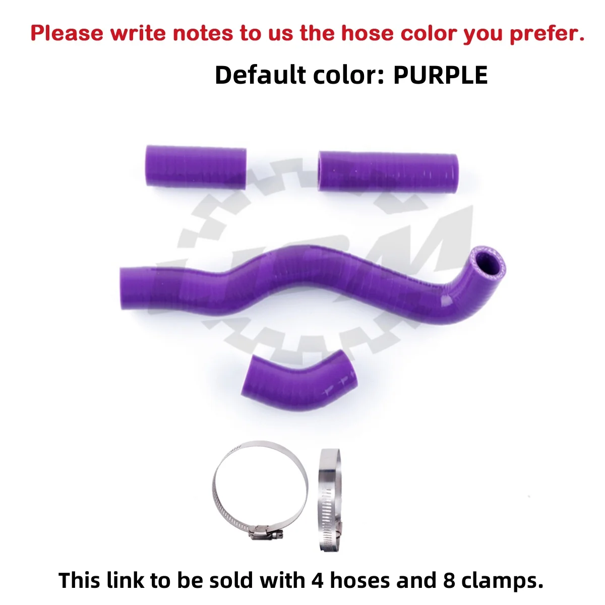 

4PCS For 1986-2004 Kawasaki KX500 KX 500 Silicone Radiator Hose Pipe Kit 1989 1990 1992 1993 1994 1995 1996 1997 1998 1999 2000