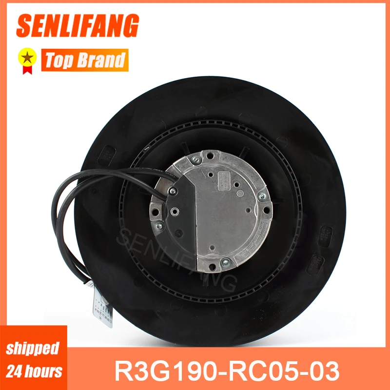 190X71.4MM 170W Round Cooling Fan R3G190-RC05-03 For Ebmpapst 230V Leadwires Centrifugal Cooler