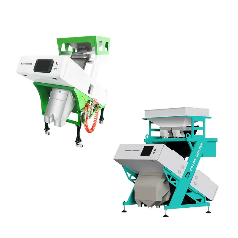 Customized High Productivity 220V Rice Optical Color Sorting Machine With LED Wear Resistant Spare Parts For Grain Processing