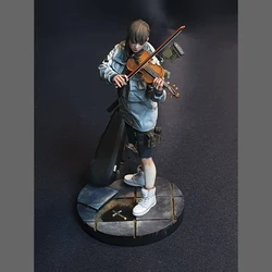 1/20 Resin Unpainted Model Kit, Beautiful Woman theme music Guitar Girl, unassembled and unpainted GK 1135C