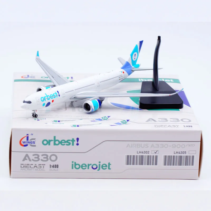 

LH4302 Alloy Collectible Plane Gift JC Wings 1:400 Orbest Airbus A330-900neo Diecast Aircraft Jet Model CS-TKH With Stand